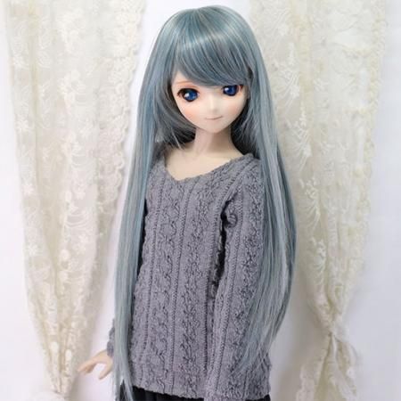 DOLLCE Natural Long wig in Light Blue