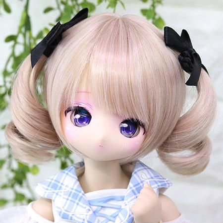 DOLLCE Strawberry Curl wig in Faded Pink