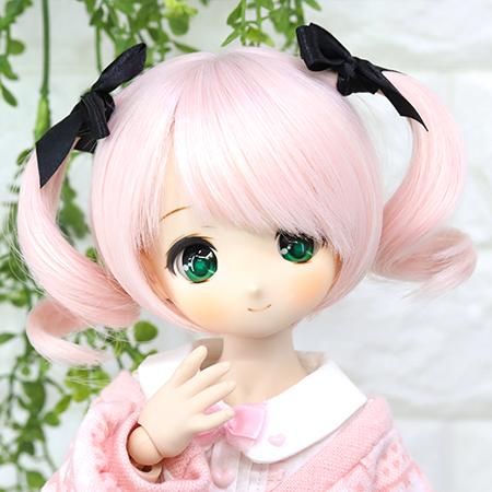 DOLLCE Strawberry Curl wig in Pale Sakura Pink