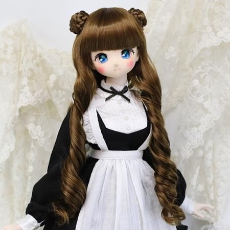 DOLLCE Chignon Curl wig in Warm Brown