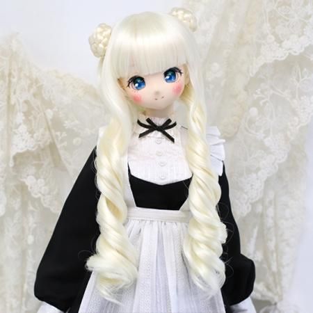 DOLLCE Chignon Curl wig in Porcelain White