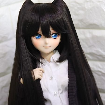 DOLLCE Cat Style wig in Dark Brown