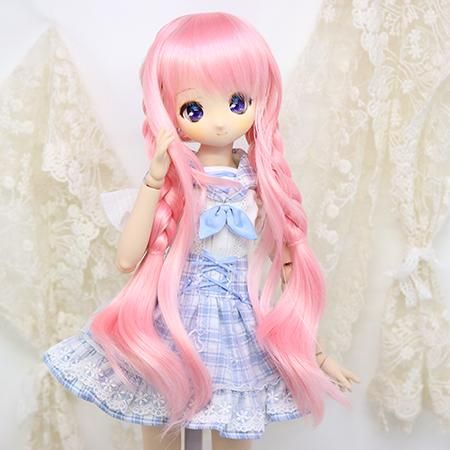 DOLLCE Long Shrimp wig in Peach Pink