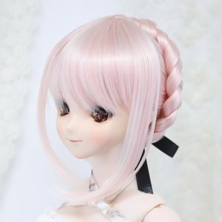 DOLLCE Ring Hair wig in Pale Sakura Pink