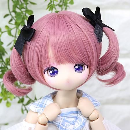 DOLLCE Strawberry Curl wig in Pale Plum Pink