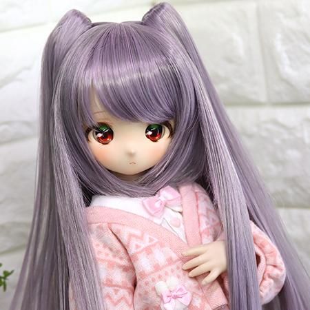 DOLLCE Cat Style wig in Deep Purple