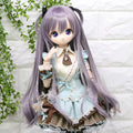 DOLLCE Fluffy Twin wig in Deep Purple