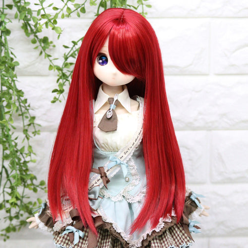 DOLLCE Cacher Fringe wig in Crimson