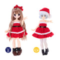 [AZONE] 1/12 Bare-Top Santa Dress Set (Red)