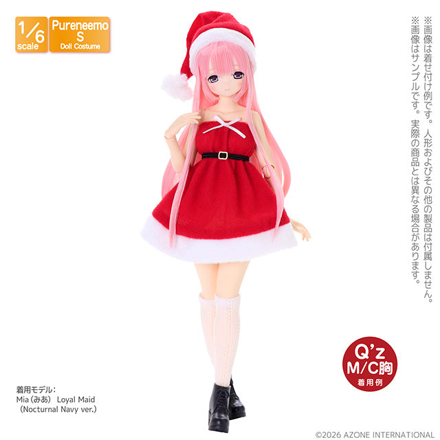 [AZONE] PNS Bare-Top Santa Dress Set (Red) - 1/6 Doll Outfit
